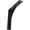 Ekena Millwork Morris Steel Bracket, Antiqued Brass 3"W x 16"D x 16"H BKTM03X16X16MOABS - alternate 1